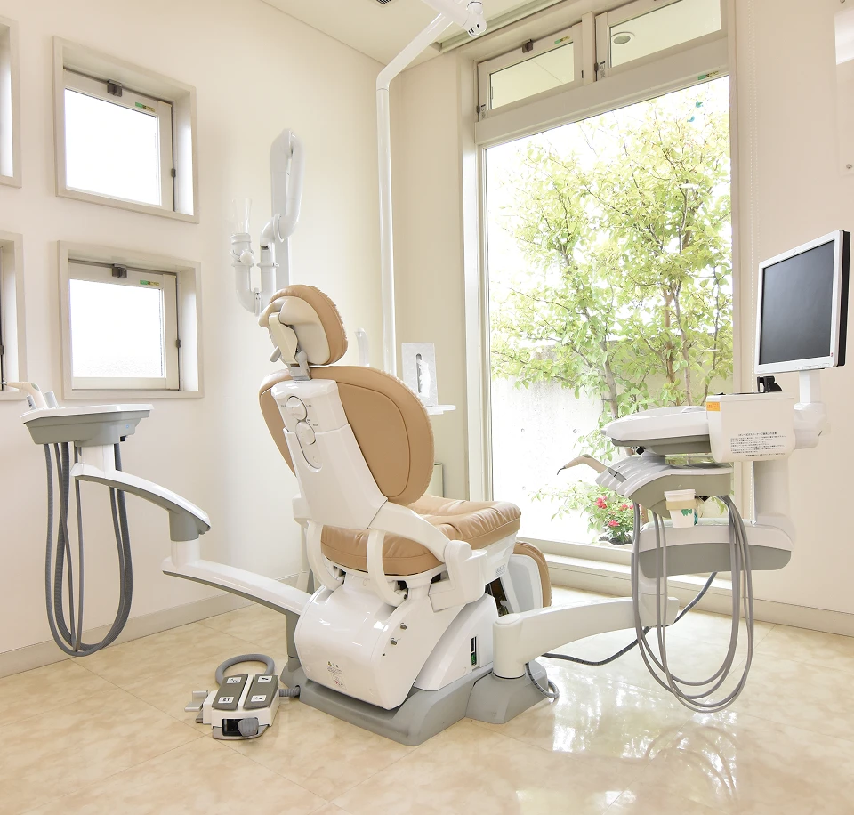 3ユニット横並びの診療室